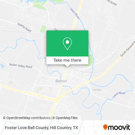 Foster Love Bell County map