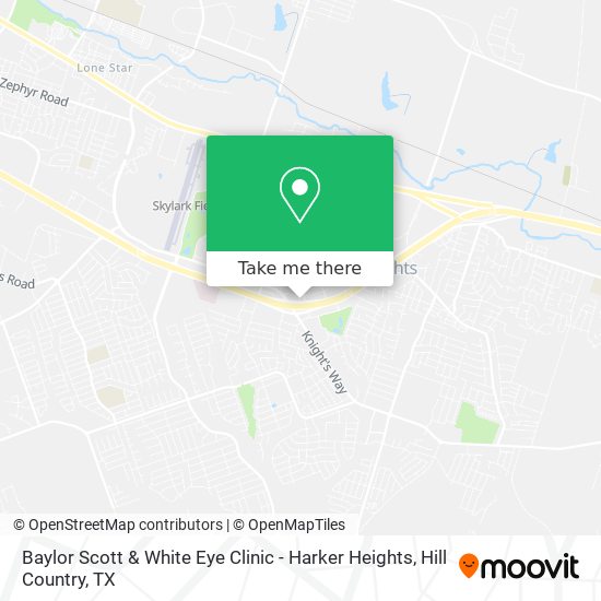 Baylor Scott & White Eye Clinic - Harker Heights map
