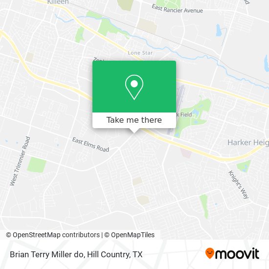 Mapa de Brian Terry Miller do