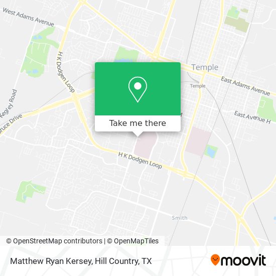 Matthew Ryan Kersey map
