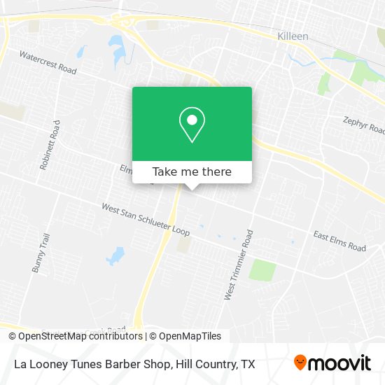 La Looney Tunes Barber Shop map