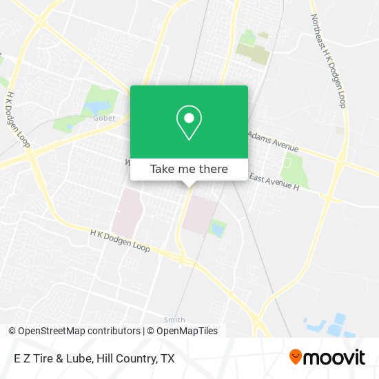 E Z Tire & Lube map