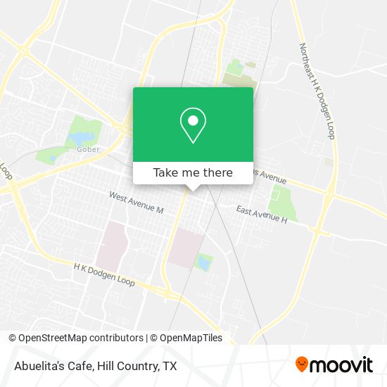 Abuelita's Cafe map