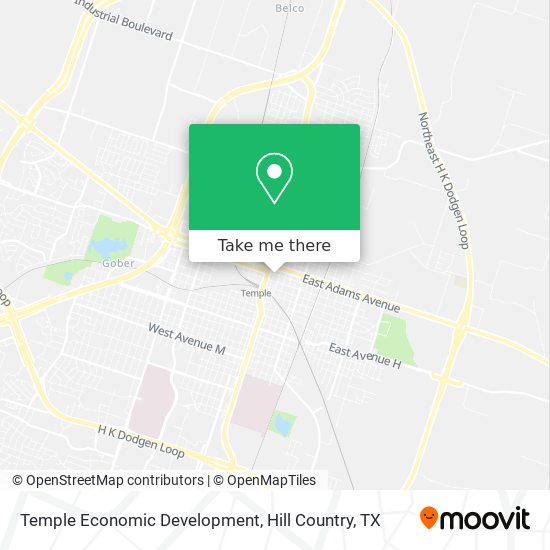 Mapa de Temple Economic Development