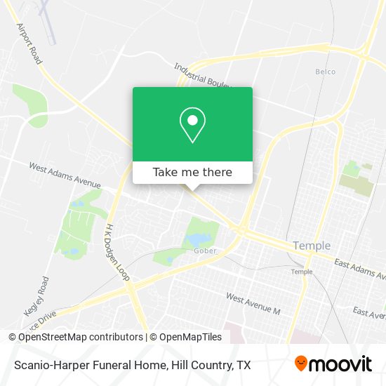 Scanio-Harper Funeral Home map