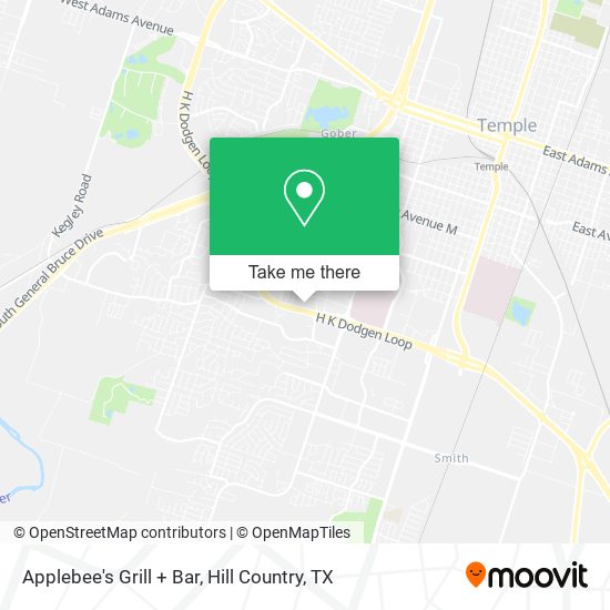 Applebee's Grill + Bar map