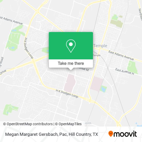Megan Margaret Gersbach, Pac map