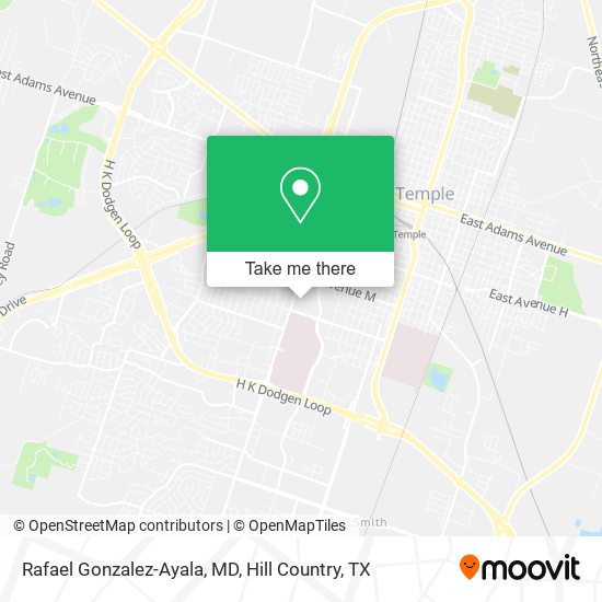 Rafael Gonzalez-Ayala, MD map