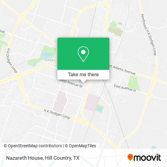 Nazareth House map