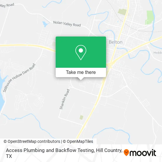 Access Plumbing and Backflow Testing map