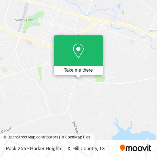 Mapa de Pack 255 - Harker Heights, TX