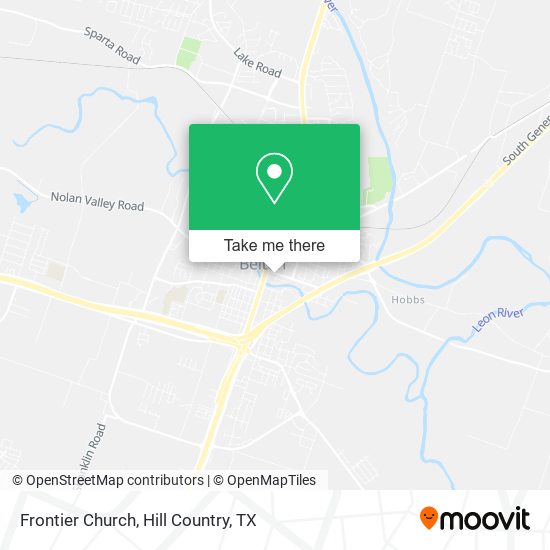 Frontier Church map