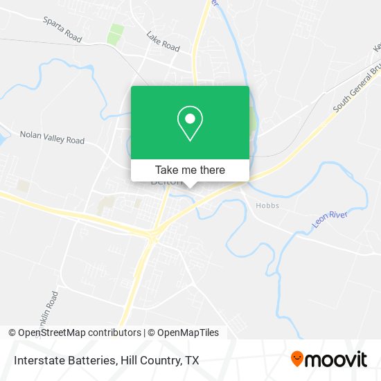 Interstate Batteries map