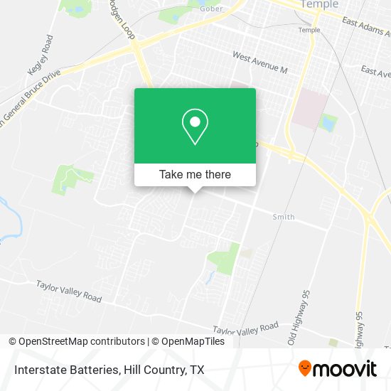 Mapa de Interstate Batteries