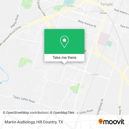 Martin Audiology map