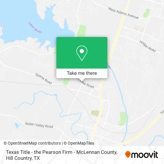 Texas Title - the Pearson Firm - McLennan County map