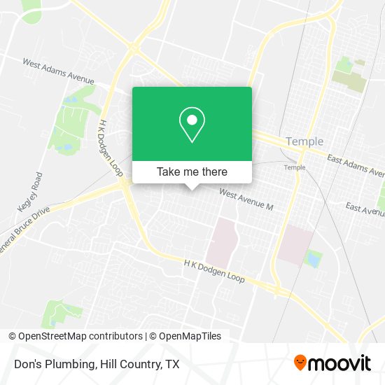 Mapa de Don's Plumbing