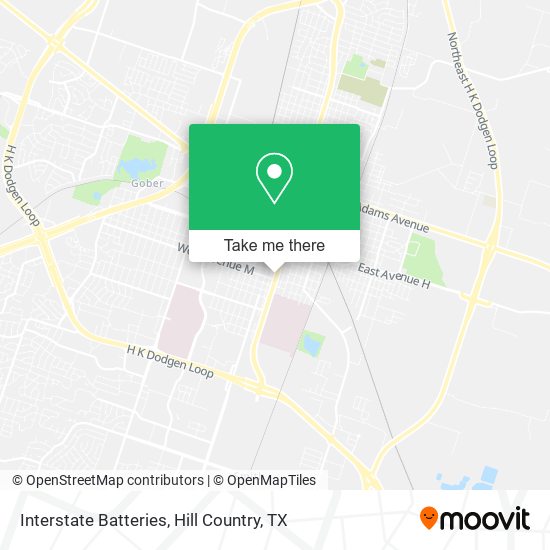Mapa de Interstate Batteries