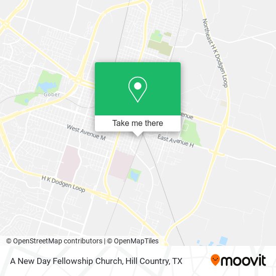 Mapa de A New Day Fellowship Church