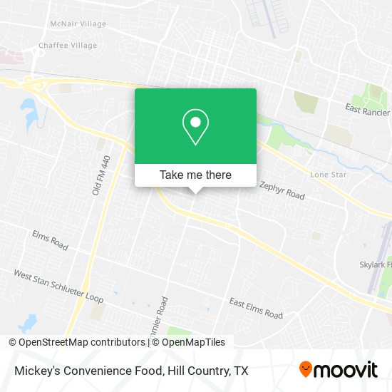 Mapa de Mickey's Convenience Food