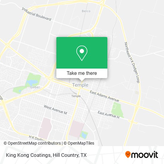 Mapa de King Kong Coatings