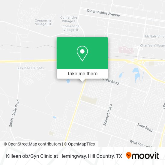 Killeen ob / Gyn Clinic at Hemingway map