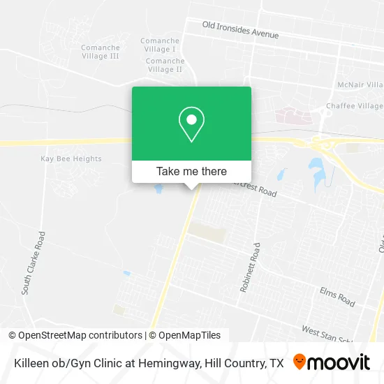 Killeen ob / Gyn Clinic at Hemingway map