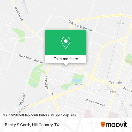 Mapa de Becky S Garth