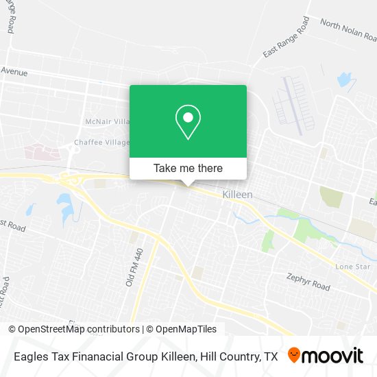 Mapa de Eagles Tax Finanacial Group Killeen