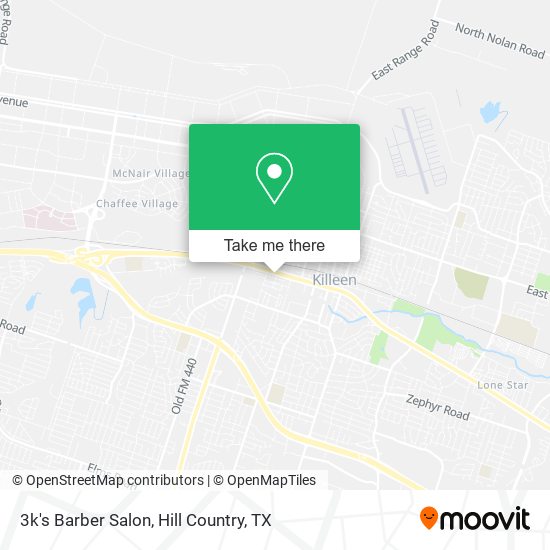 3k's Barber Salon map