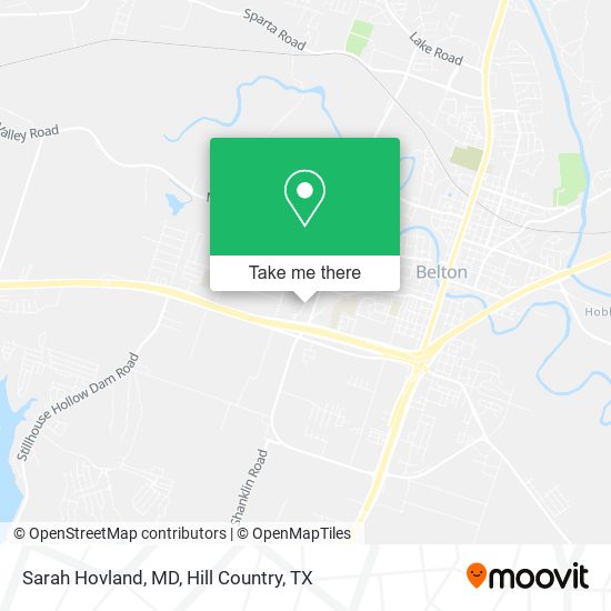 Sarah Hovland, MD map