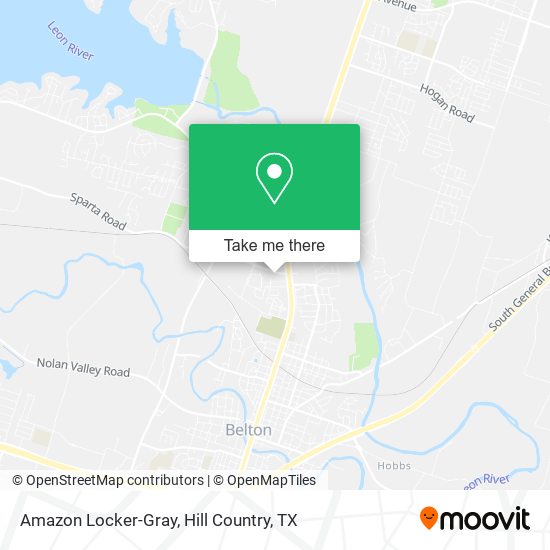 Amazon Locker-Gray map