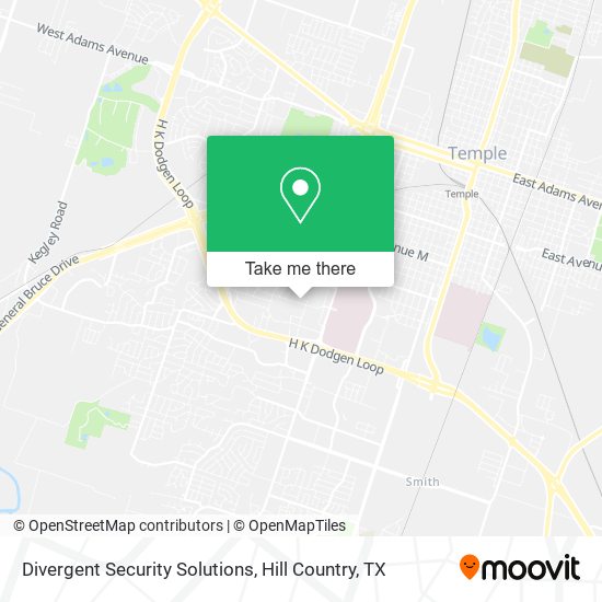 Divergent Security Solutions map