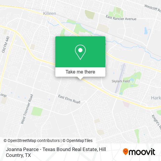 Joanna Pearce - Texas Bound Real Estate map