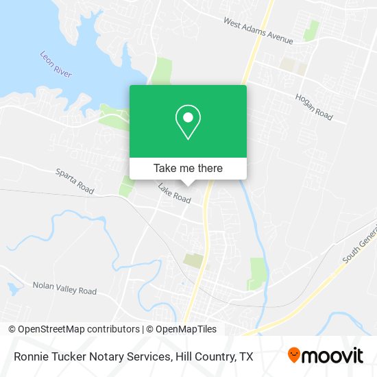 Mapa de Ronnie Tucker Notary Services