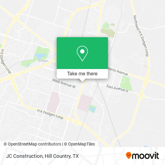 JC Construction map