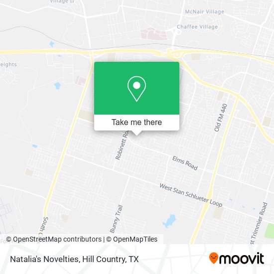 Natalia's Novelties map