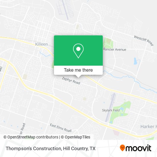 Thompson's Construction map