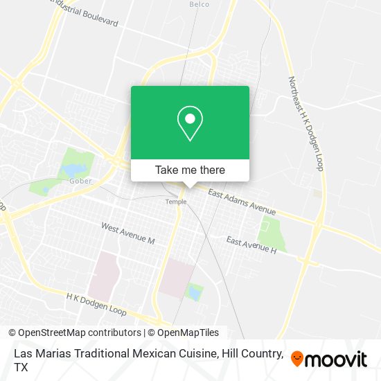 Mapa de Las Marias Traditional Mexican Cuisine