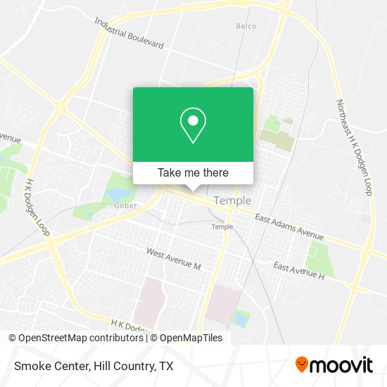 Smoke Center map