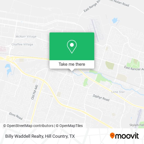 Mapa de Billy Waddell Realty