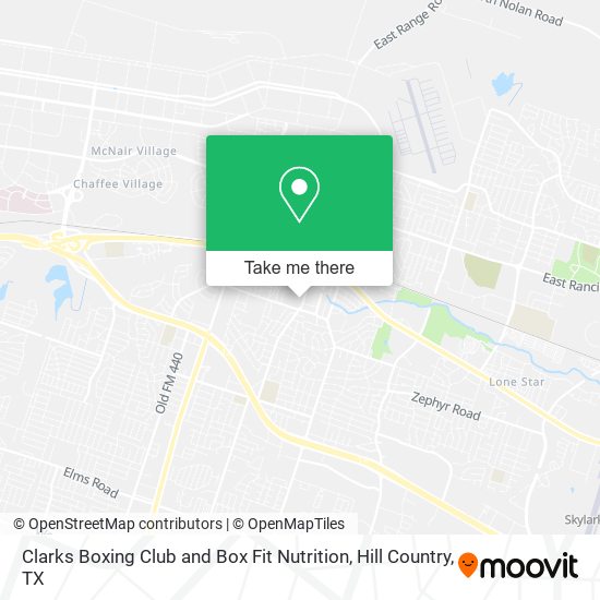 Mapa de Clarks Boxing Club and Box Fit Nutrition