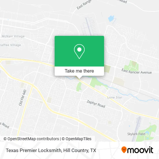 Texas Premier Locksmith map