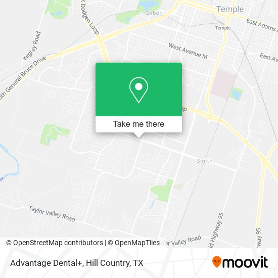 Advantage Dental+ map