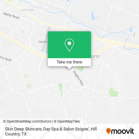 Skin Deep Skincare, Day Spa & Salon Soigne' map