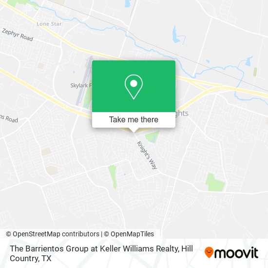 The Barrientos Group at Keller Williams Realty map