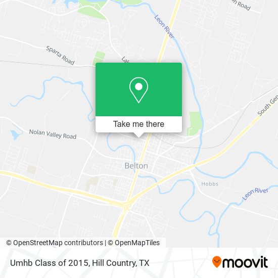 Umhb Class of 2015 map