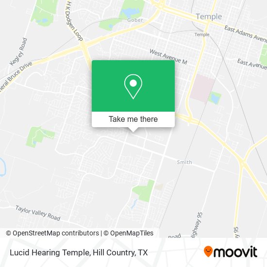 Lucid Hearing Temple map