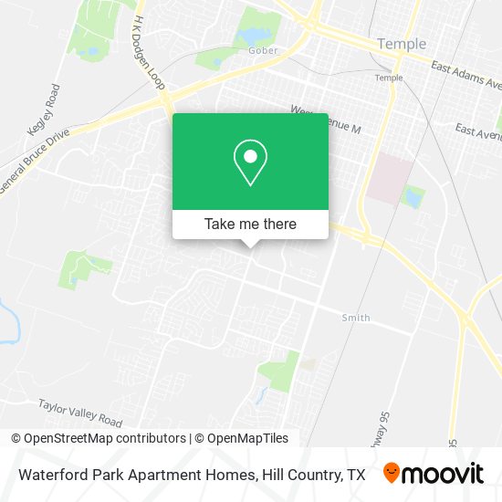 Waterford Park Apartment Homes map