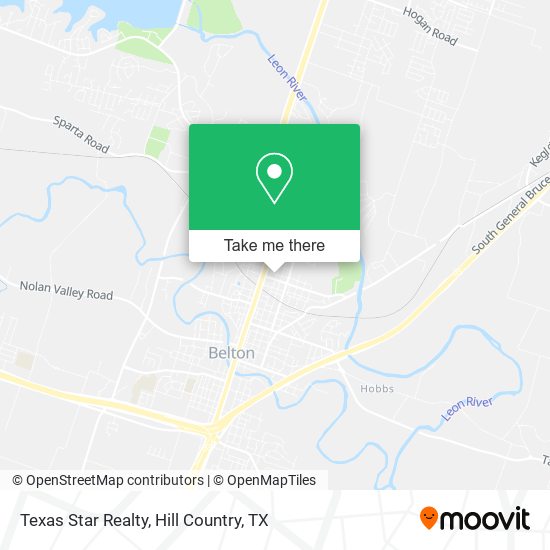 Texas Star Realty map